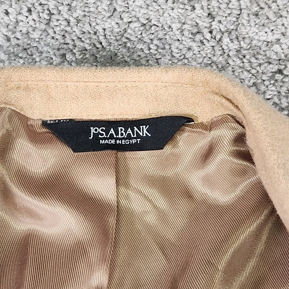 Jos A Bank Camel Hair Blazer 44 Long Beige Classic Luxury Sport‎ Coat Classic